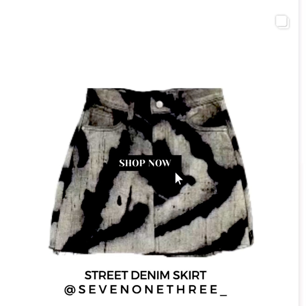 Street Denim Skirt